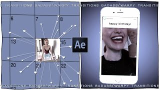 soft/warpy style transitions on after effects (birthday inspired) | klqvsluv