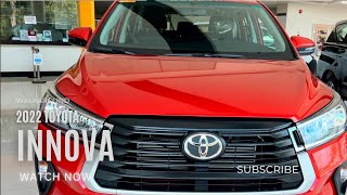 THE NEW TOYOTA INNOVA 2.8L E DSL MT | RED MICA METALLIC