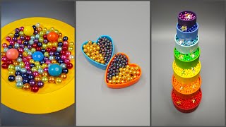 Reverse Bead Magic 🌈Satisfying Bead Fountain ✨Colorful Ball Harmony