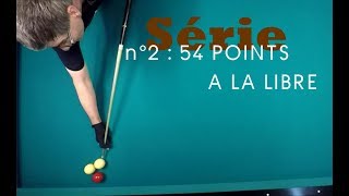 [BCC] Série de 54 points à la libre - Billard français