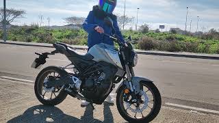 Honda CB125r Mivv MK3 exhaust sound