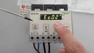 EOCR 3EZ Ground fault setting