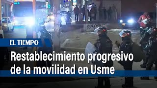 Manifestaciones en Avenida Caracas: movilidad se restablece en Usme tras protestas | El Tiempo