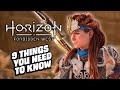 9 Things I Wish I Knew Before Playing Horizon Forbidden West