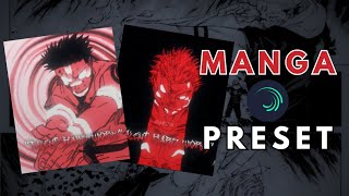 Trending Manga Preset||Alight Motion