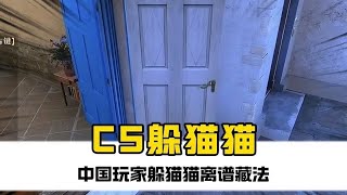 躲猫猫大挑战之中国玩家越不合理越合理藏法#游戏 #csgo躲猫猫