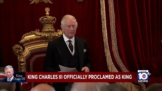 Historic ceremony held at Saint James’ Palace after Charles named king