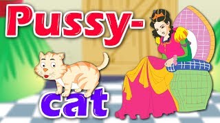 PussyCat, PussyCat Nursery Rhyme | English Nursery Rhyme with Lyrics