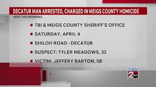 Decatur man charged in Meigs County homicide: TBI