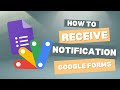 How to Receive Email Notifications for Google Form Submissions (Apps Script Tutorial)