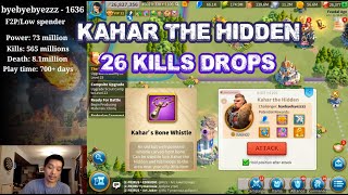 Heroic Anthem KvK - Kahar The Hidden 26 Kills Drops! Is It Worth It To Kill Him?