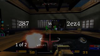 287 vs 2ez4 POV Skynet Quake 3 Arena CTF q3wcp1 game 1 of 2