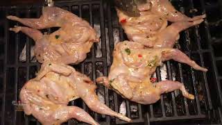 How to make the best charcoal grilled quails easy at home