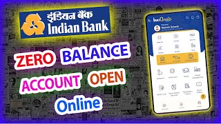 Indian Bank Zero Balance Account Open Online in Tamil