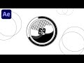 Simple Loading Animation In Adobe After Effects - After Effects Tutorial - No Plugins.