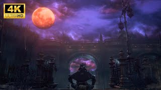 “The Moon Over Central Yharnam” | Bloodborne ASMR: Relaxing Soundscapes for Sleep (3 Hour 4k 60fps)