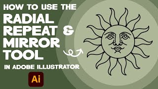 Using the Mirror and Radial Repeat Tools in Adobe Illustrator - How To Tutorial 2021