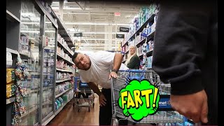 Funny Wet FART Prank in Walmart | April Fools