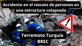 Accidente laboral | Rescate en estructuras colapsadas | terremoto Turquía | Rescate de heridos