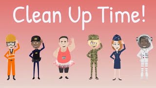 Clean Up Song | 60 Seconds To Tidy Up | CAN YOU BEAT THE CLOCK?