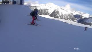 Skigebiet Schoneben am Reschen, Italy Alps, beginner downhill