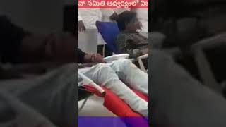 కొరివి కృష్ణస్వామి ముదిరాజ్ సేవాసమితి నిర్వహించిన రక్తదాన