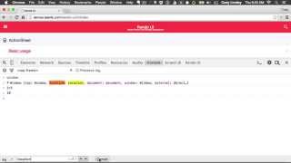 Searching console input/output using Chrome DevTools