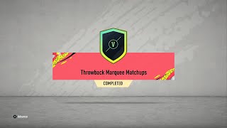 HOW TO COMPLETE THE 'THROWBACK MARQUEE MATCHUPS' SBC - CHEAPEST METHOD