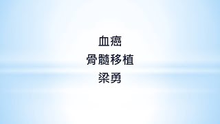 [網上分享2021] 血癌系列 急性骨髓性白血病AML骨髓移植 梁勇