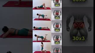 Effective exercises for upper and lower buttocks #fitness #workout #homeworkout #sports #trending