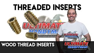 Wood thread inserts