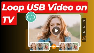 How to Loop USB Video on TV | Play Pen Drive Video in Loop on TV