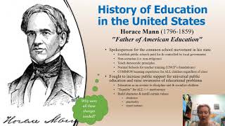 History of Education in the United States