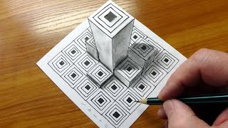 "zentangle Inspired 3d Illusion Art - 2d To 3d Patterns"