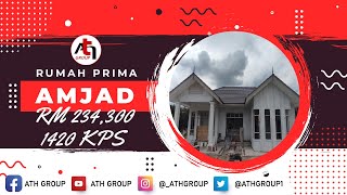 RUMAH PRIMA DESIGN AMJAD BERKELUASAN 1420KPS BERHARGA RM234,300 SAHAJA DI BESUT, TERENGGANU