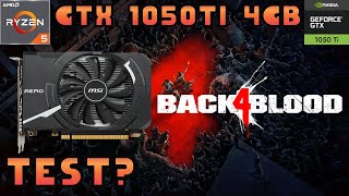 RTX 1050TI 4GB Back 4 Blood Game in 2025