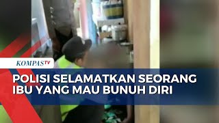 Anggota Polisi Gagalkan Upaya Bunuh Diri Seorang Ibu di Magetan