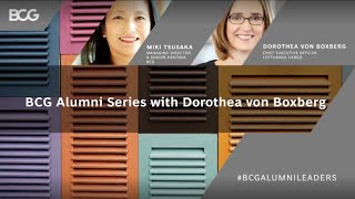 #BCGAlumniLeaders: A conversation with Lufthansa's Dorothea von Boxberg