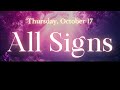 All Signs Tarot Reading - 10/17/24