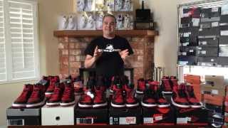 ShoeZeum One Dozen Different BRED Nike Air Jordan 1s