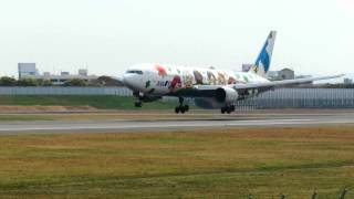 JA8674 ANA B767 YUME JET RWY32L LD40411