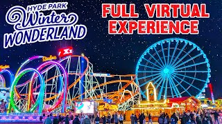 Hyde Park Winter Wonderland Night Walkthrough | Every Ride, Area and Attraction (Nov 2024) [4K]