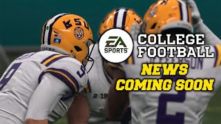 News for EA Sports College Football 2024 Coming Monday