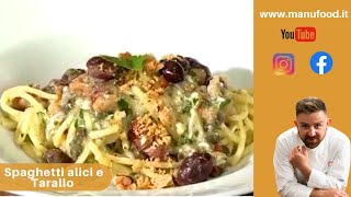 Spaghetti Alici e Tarallo Napoletano - facile e gustosa
