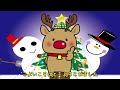 【こどものうた】「赤鼻のトナカイ」アンパンマンと童謡を歌おう♪　クリスマスソング　christmas song xmas