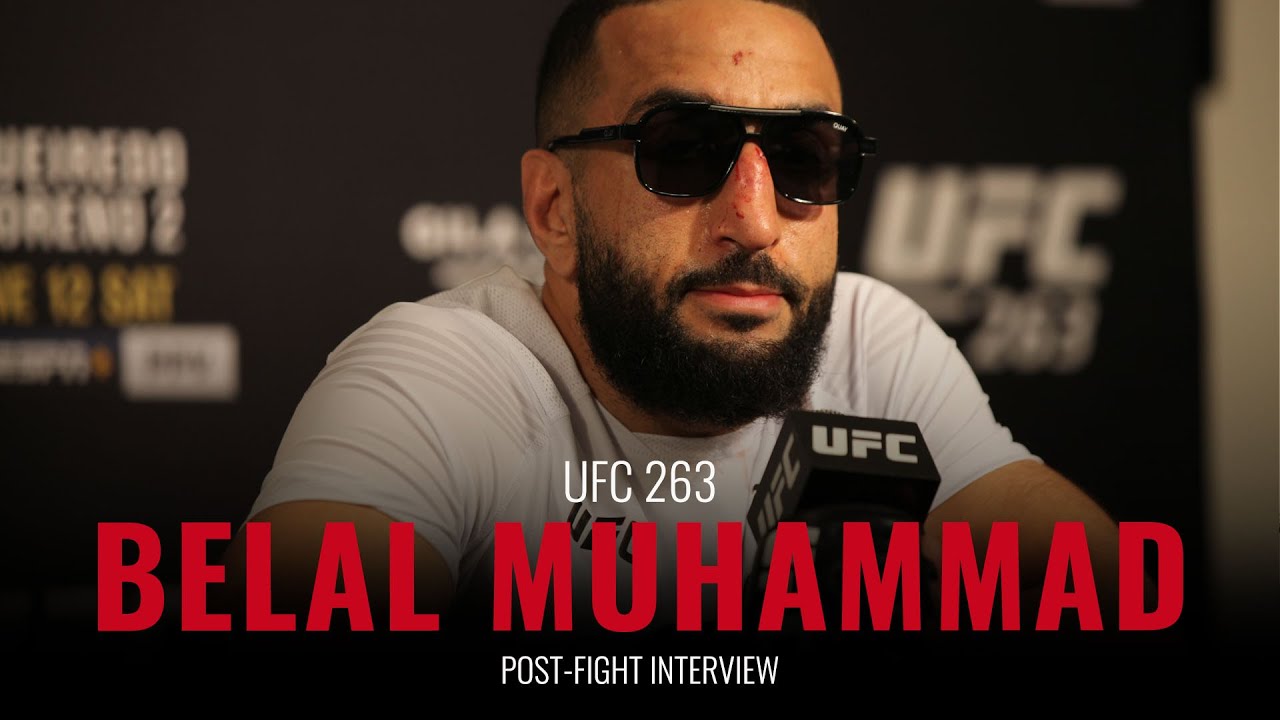 Belal Muhammad UFC 263 Full Post-fight Interview - YouTube