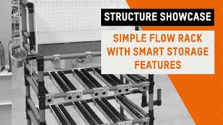 🌟Simple Flow Rack with Smart Storage Features | Structure showcase