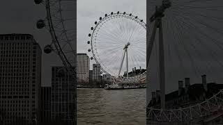 Cruising past the London Eye. #thebeatles #thamesrivercruise #river #london