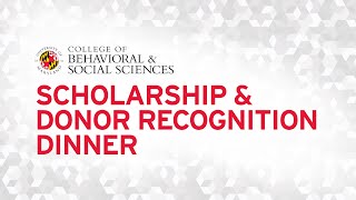 BSOS Scholarship & Donor Recognition Dinner 2024