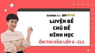 [Ôn thi vào lớp 6 - CLC] Luyện đề | Chủ đề hình học